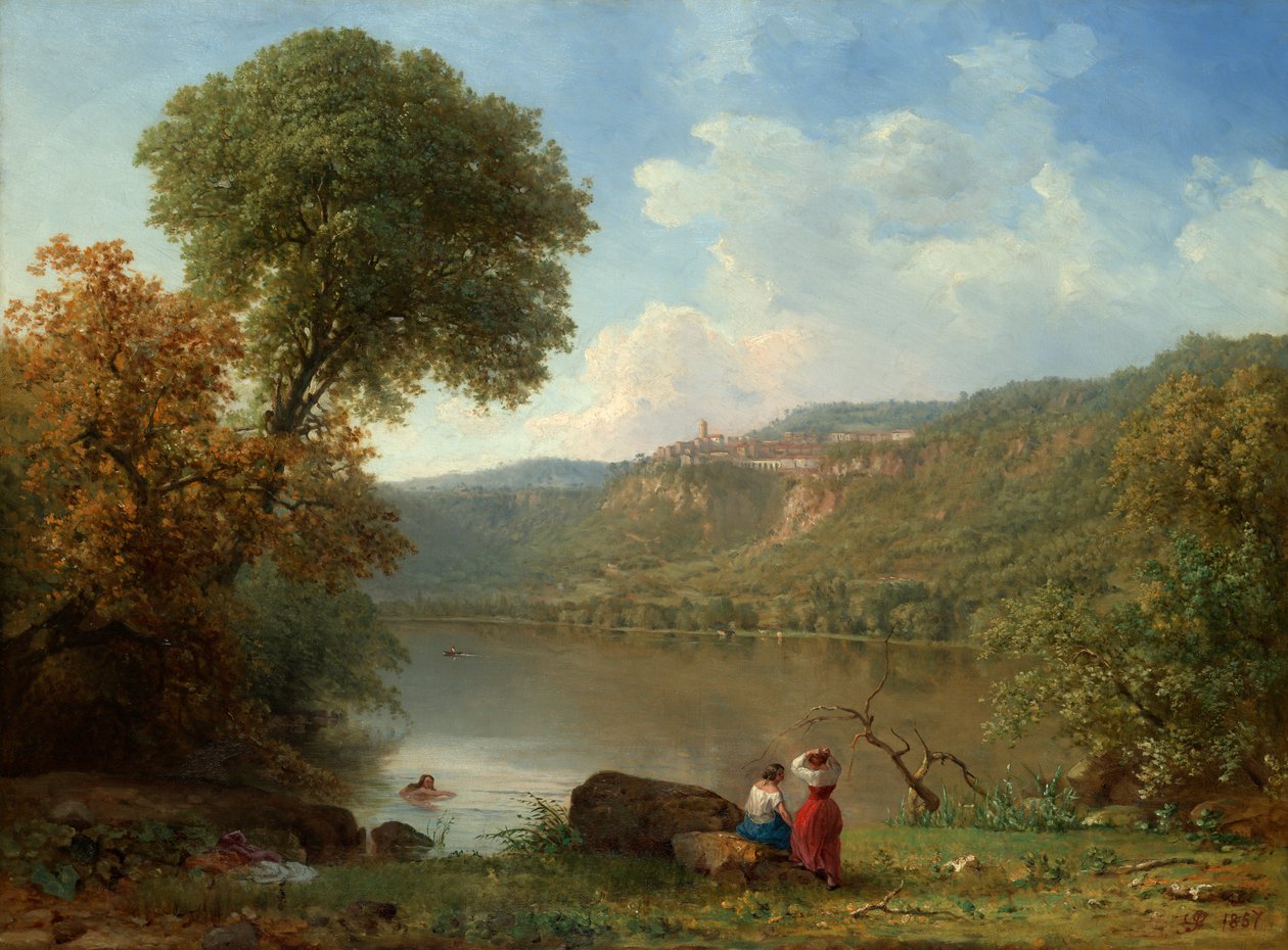 Nemi-järvi tekijältä George Inness