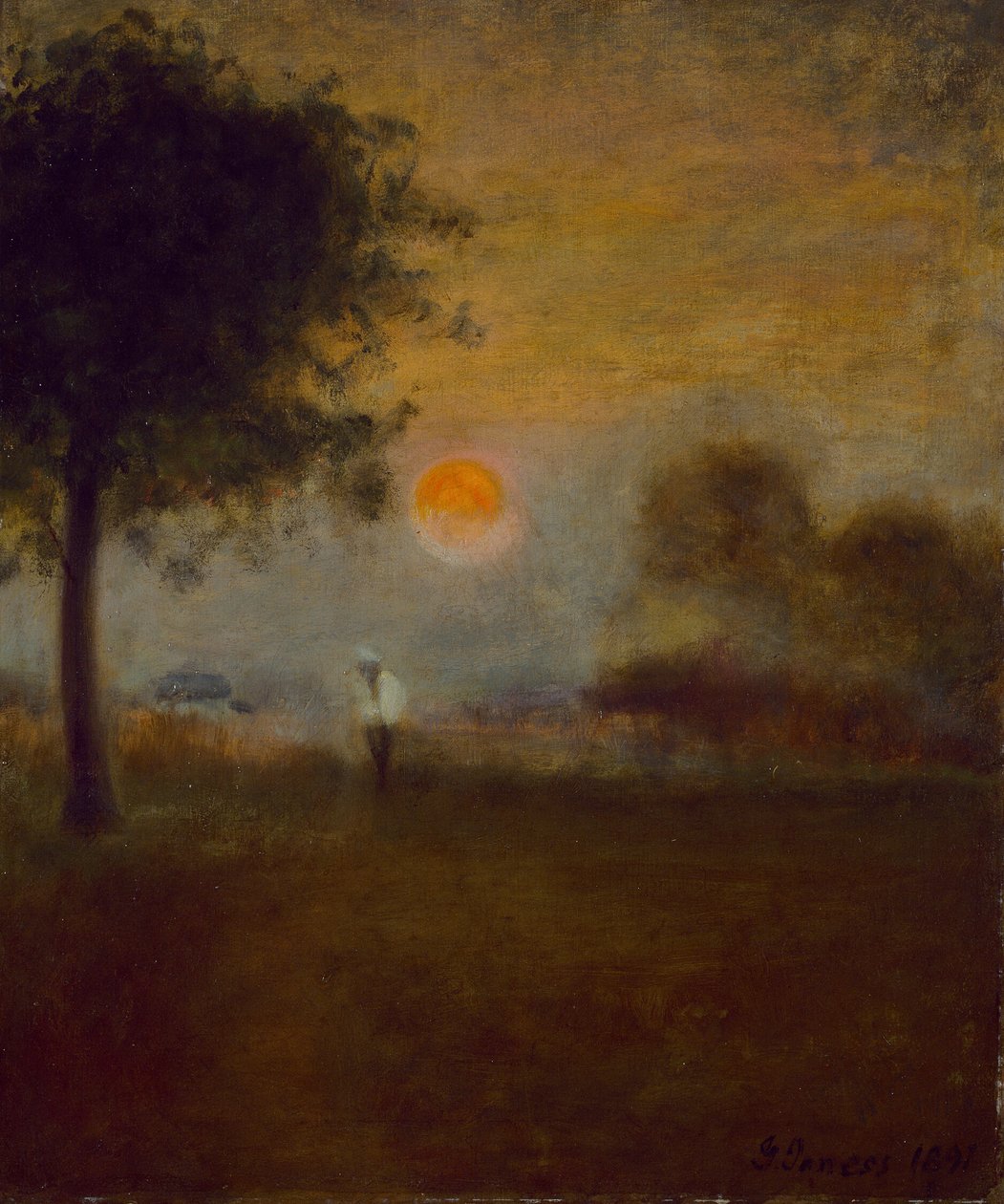 Moonrise tekijältä George Inness