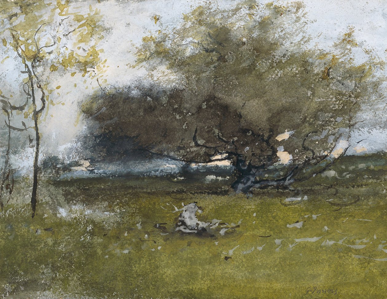 Vanhat omenapuut  tekijältä George Inness