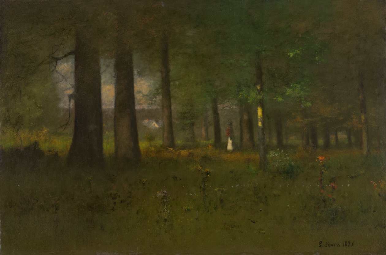 Metsän reuna tekijältä George Inness