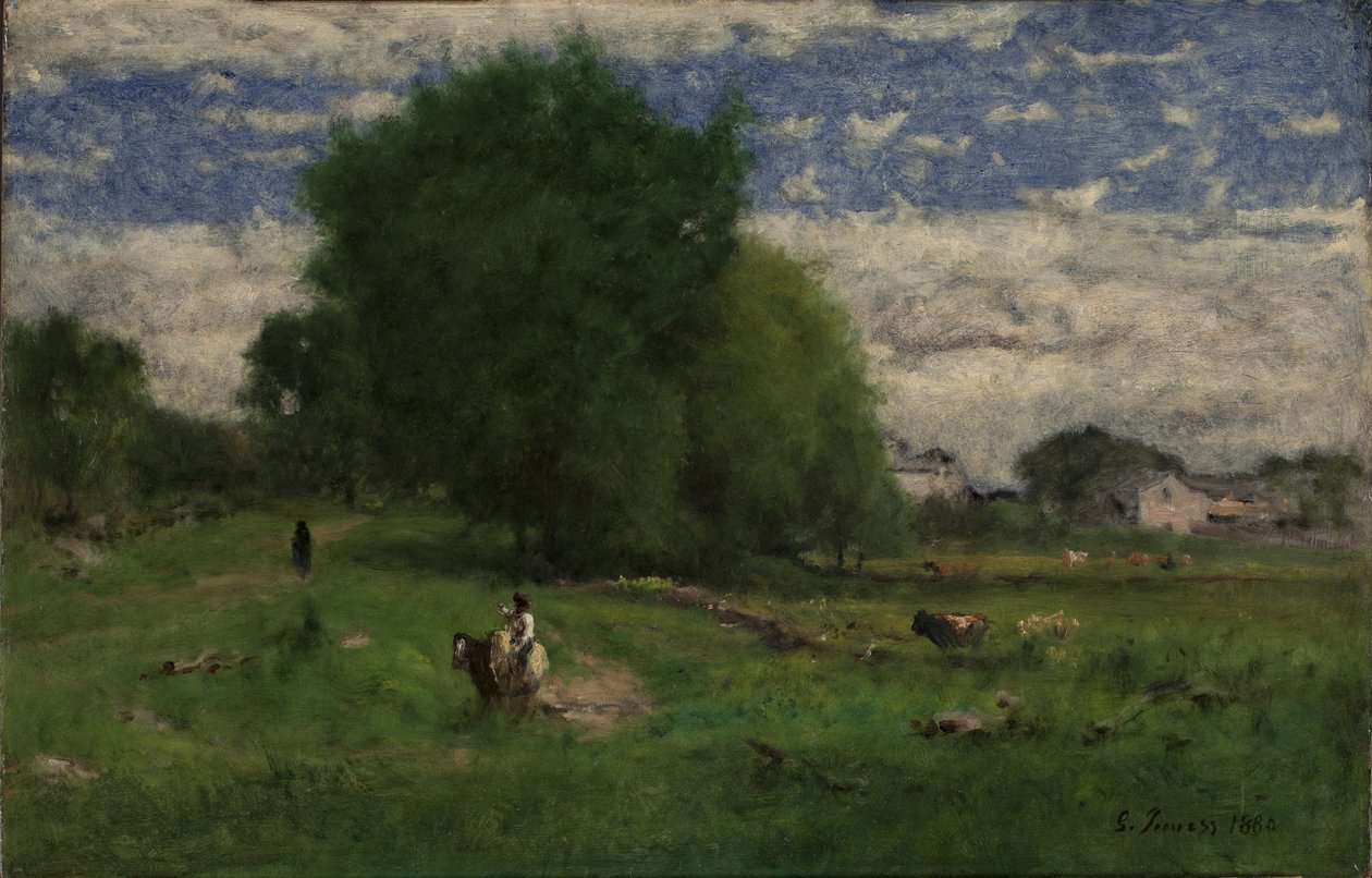 Tie kylään, Milton tekijältä George Inness