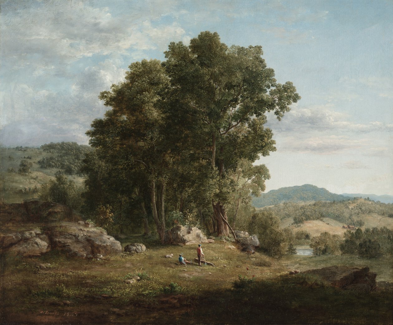 Puun leikkuri tekijältä George Inness