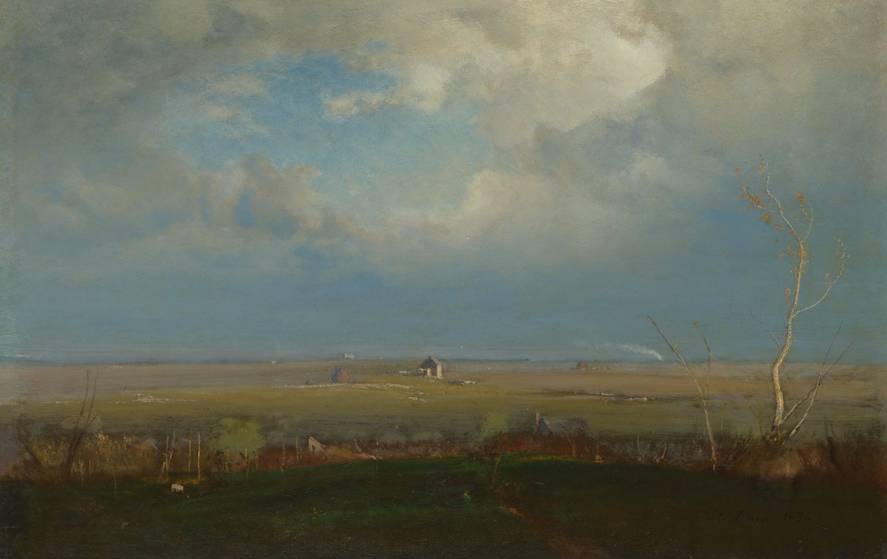 Hämärä Italiassa tekijältä George Inness