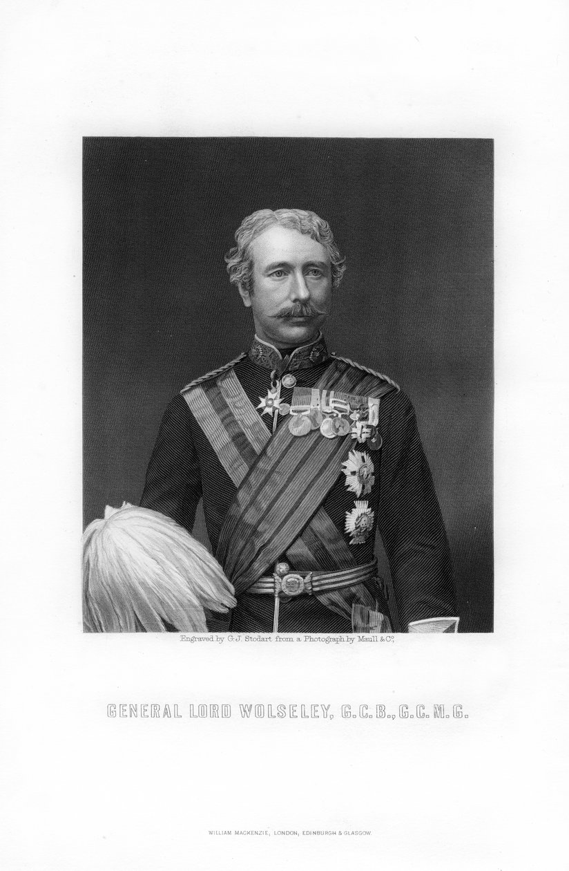 Garnet Joseph Wolseley, 1. varakreivi Wolseley, Britannian sotamarsalkka, 1893. tekijältä George J. Stodart