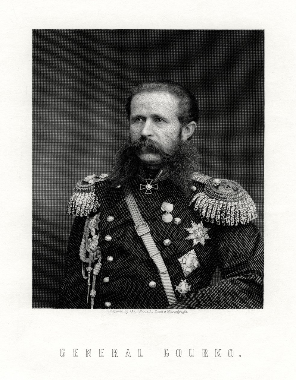 Iosif Vladimirovich Gurko, Venäjän sotamarsalkka, 1800-luku tekijältä George J. Stodart