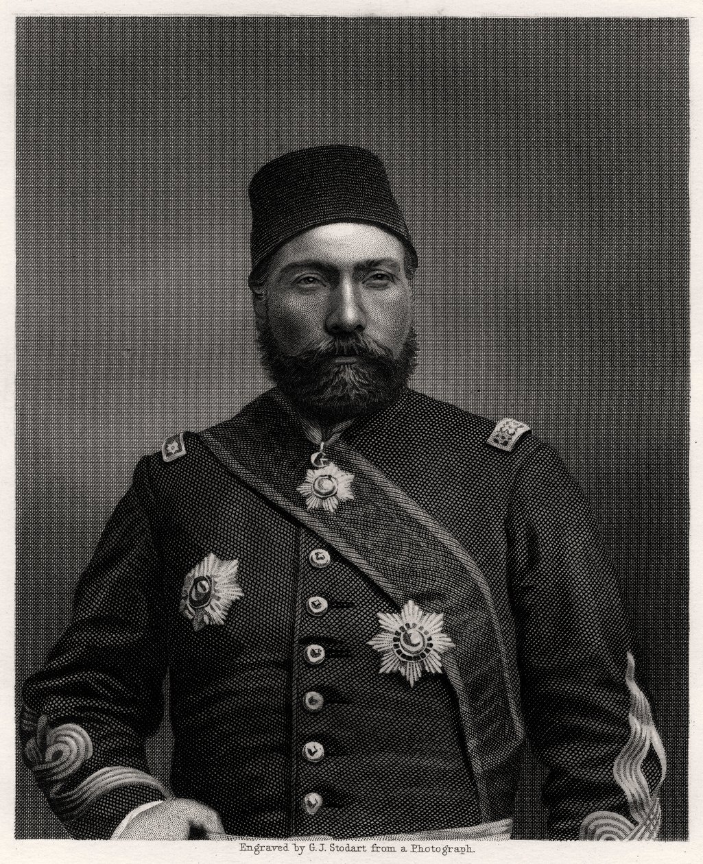 Osman Nuri Pasha, Ottomaanien valtakunnan marsalkka, 1800-luku tekijältä George J. Stodart