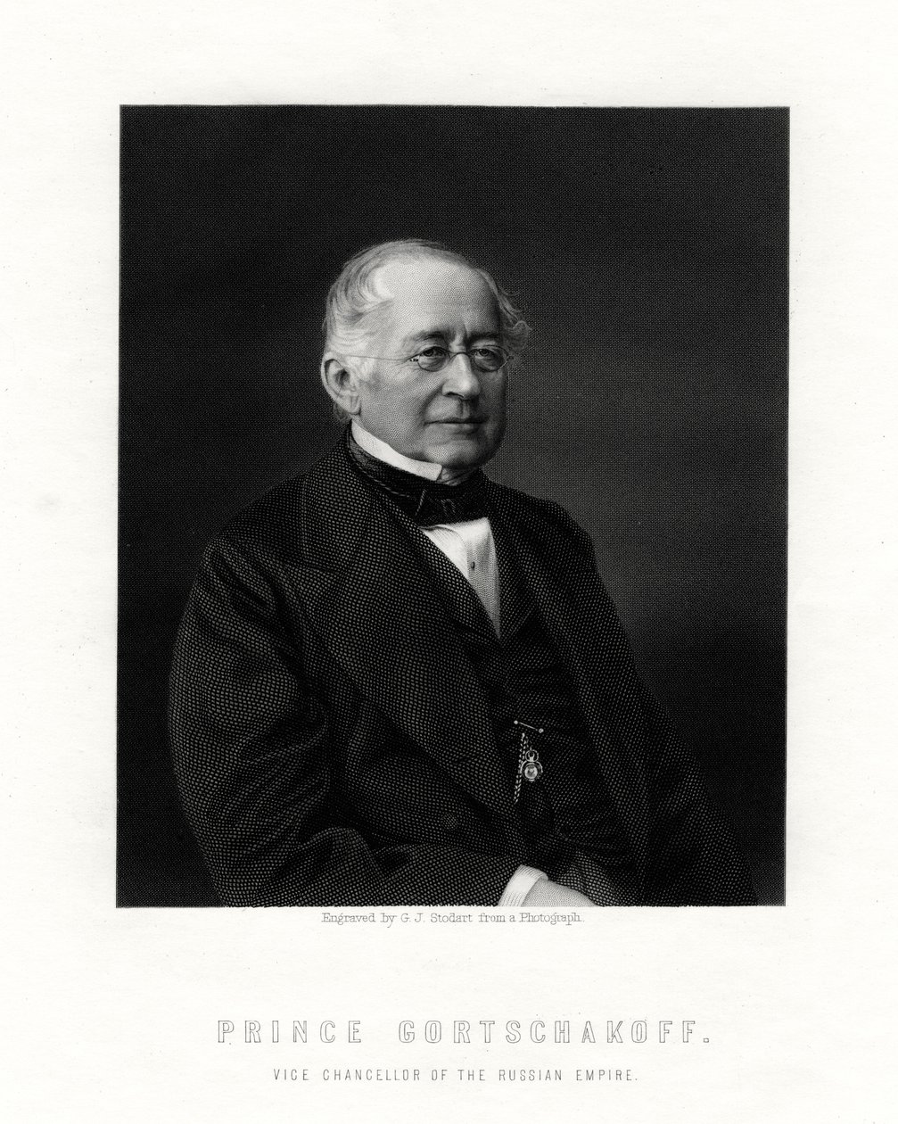 Prinssi Gorchakov, venäläinen diplomaatti, 1800-luku tekijältä George J. Stodart