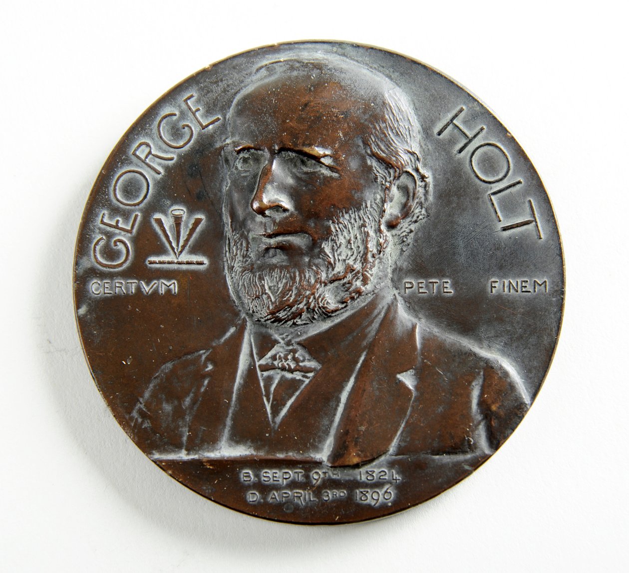 Liverpool University George Holt -mitali fysiologiasta tekijältä George James Frampton