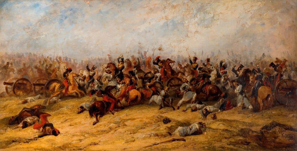 Conflict at the Guns, Balaclava, 1854. tekijältä George Jones