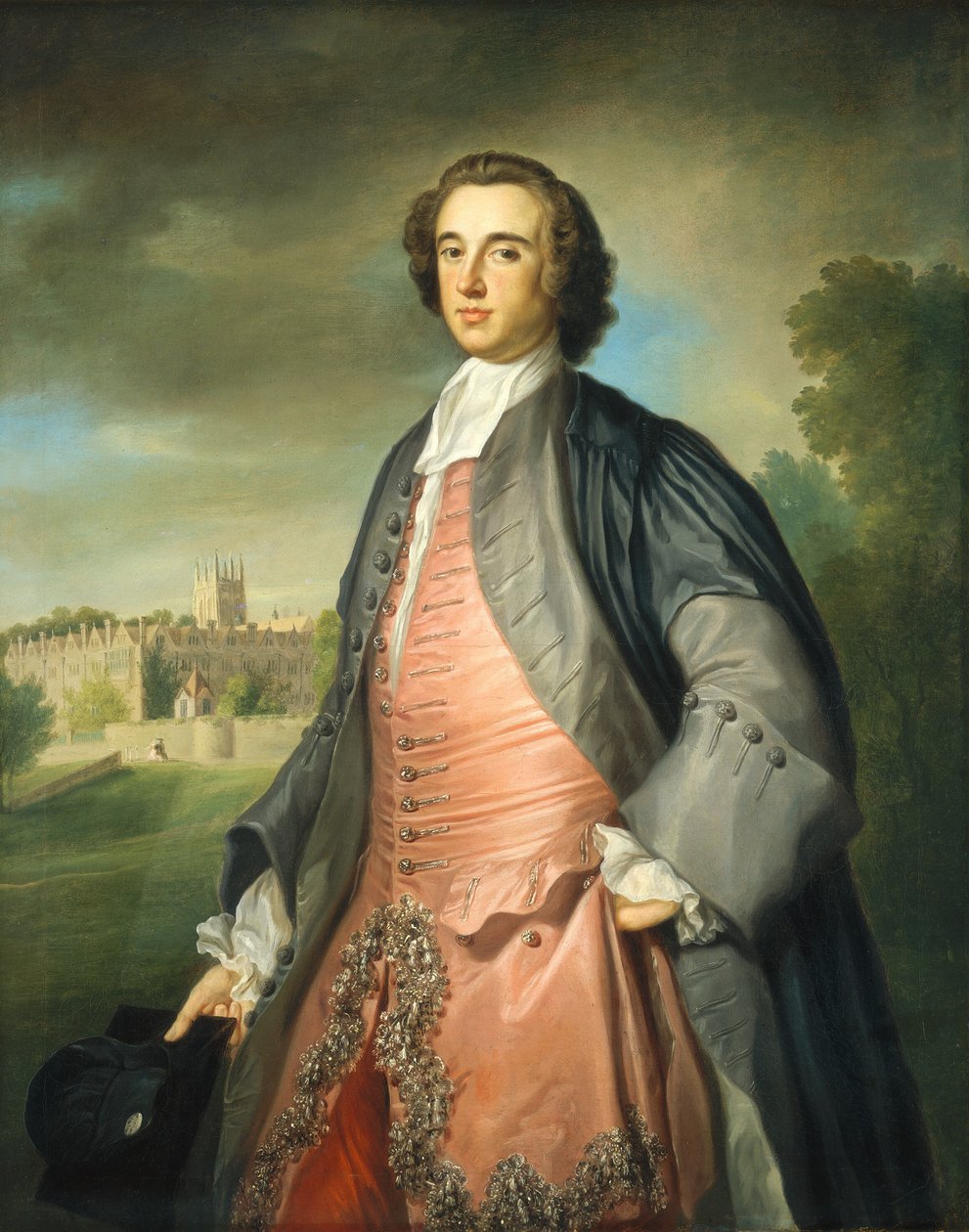 Valmistunut Merton Collegesta, Oxfordista, n. 17541755. tekijältä George Knapton