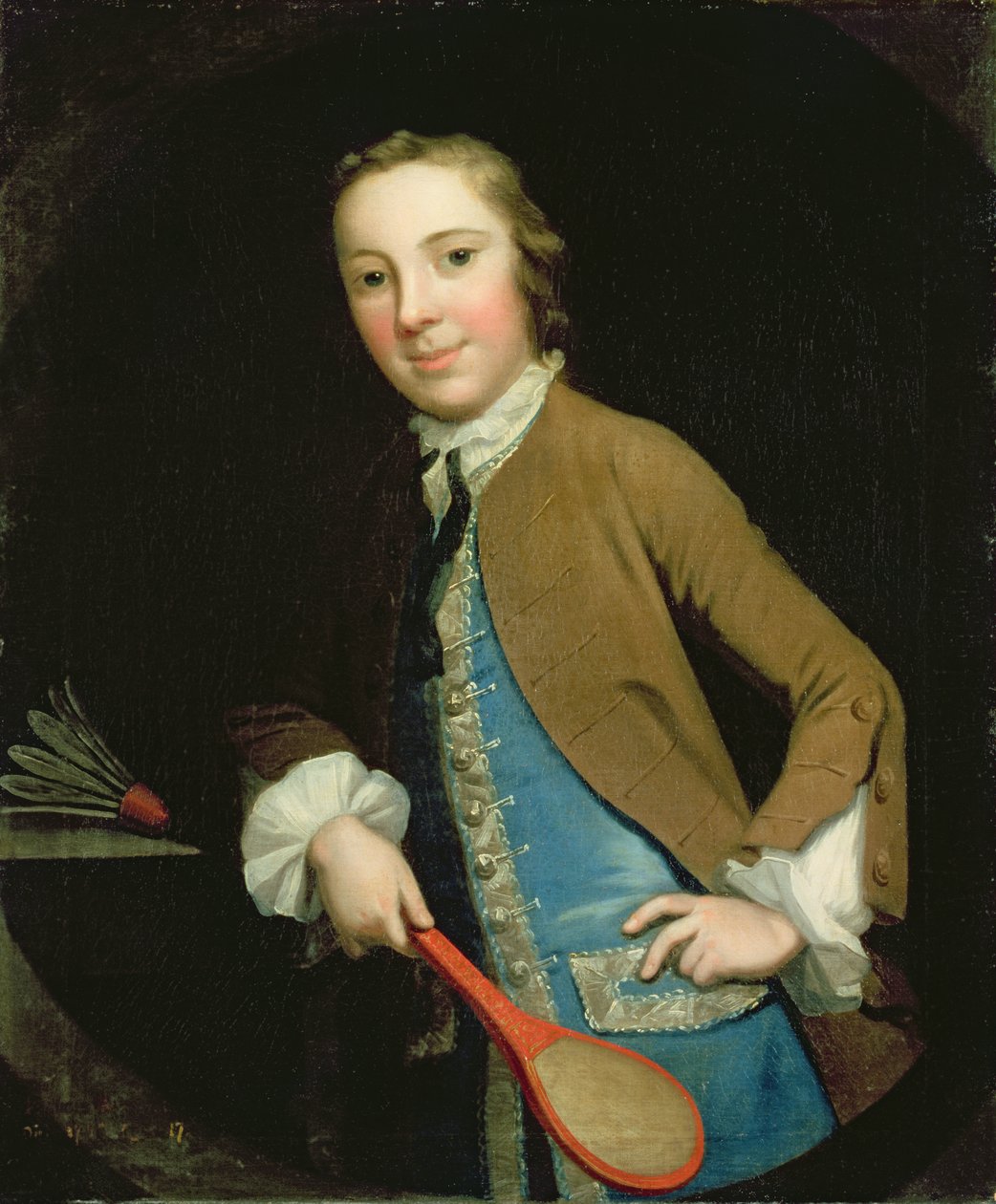 Mestari Francis Barrellin muotokuva, 1750-luku tekijältä George Knapton