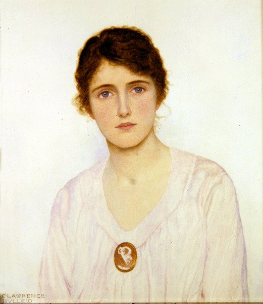 Cameo rintakoru (akvarelli paperille) tekijältä George Lawrence Bulleid
