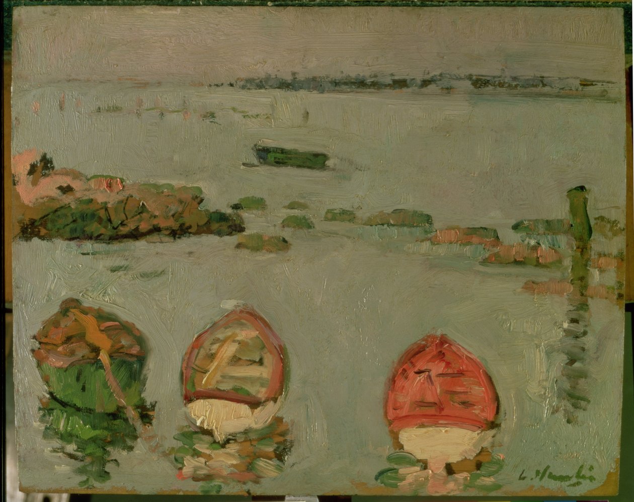 Veneet, Lower Largo, Fife tekijältä George Leslie Hunter