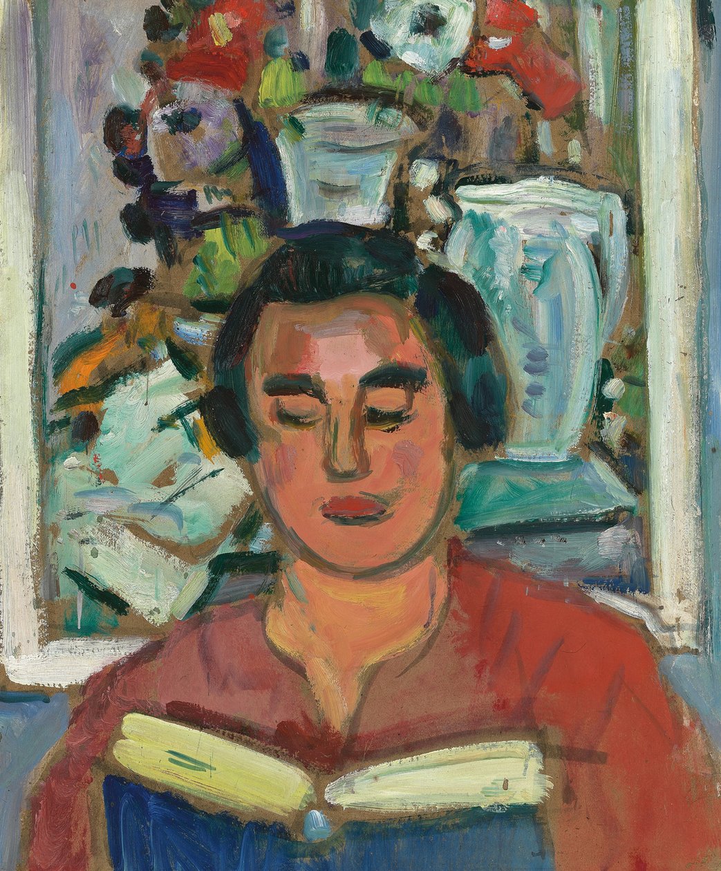 Maalaus ja kirja tekijältä George Leslie Hunter