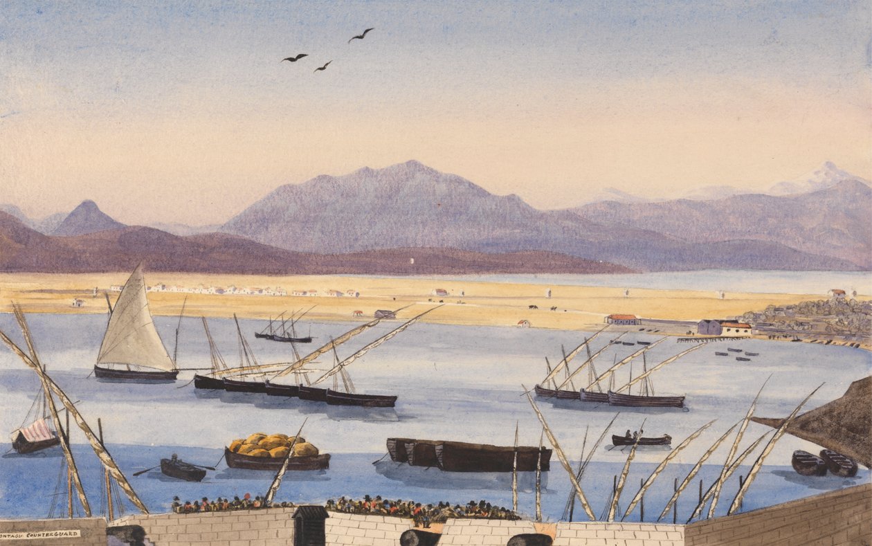 Osa Gibraltarin lahtea, Espanjan linjoja tekijältä George Lothian Hall
