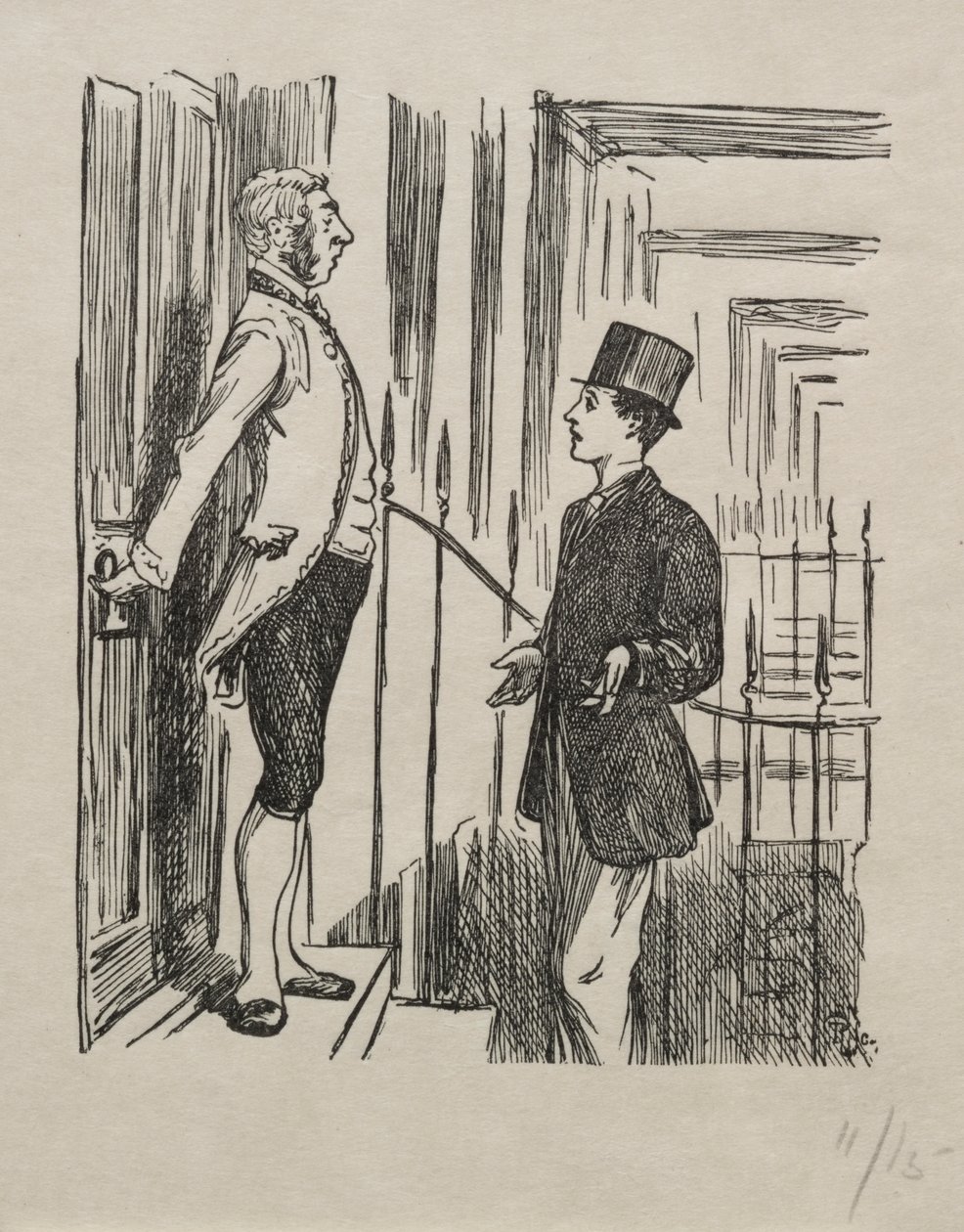 Coelebs etsimässä Mulready-kirjekuorta tekijältä George Louis Palmella Busson Du Maurier