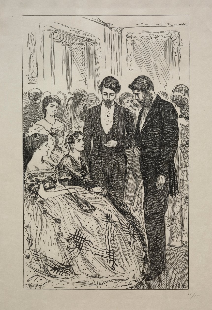 Paljon melua tyhjästä, 1866. tekijältä George Louis Palmella Busson Du Maurier