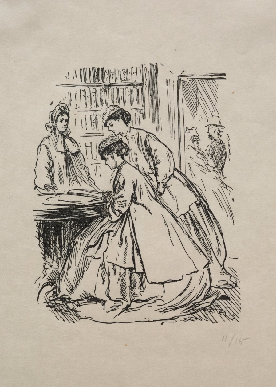 Paljon melua tyhjästä, 1866. tekijältä George Louis Palmella Busson Du Maurier