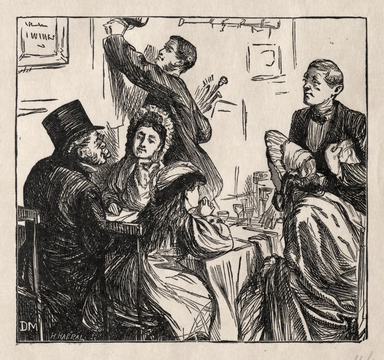 Virkistys - Suuressa näyttelyssä, 1862. tekijältä George Louis Palmella Busson Du Maurier