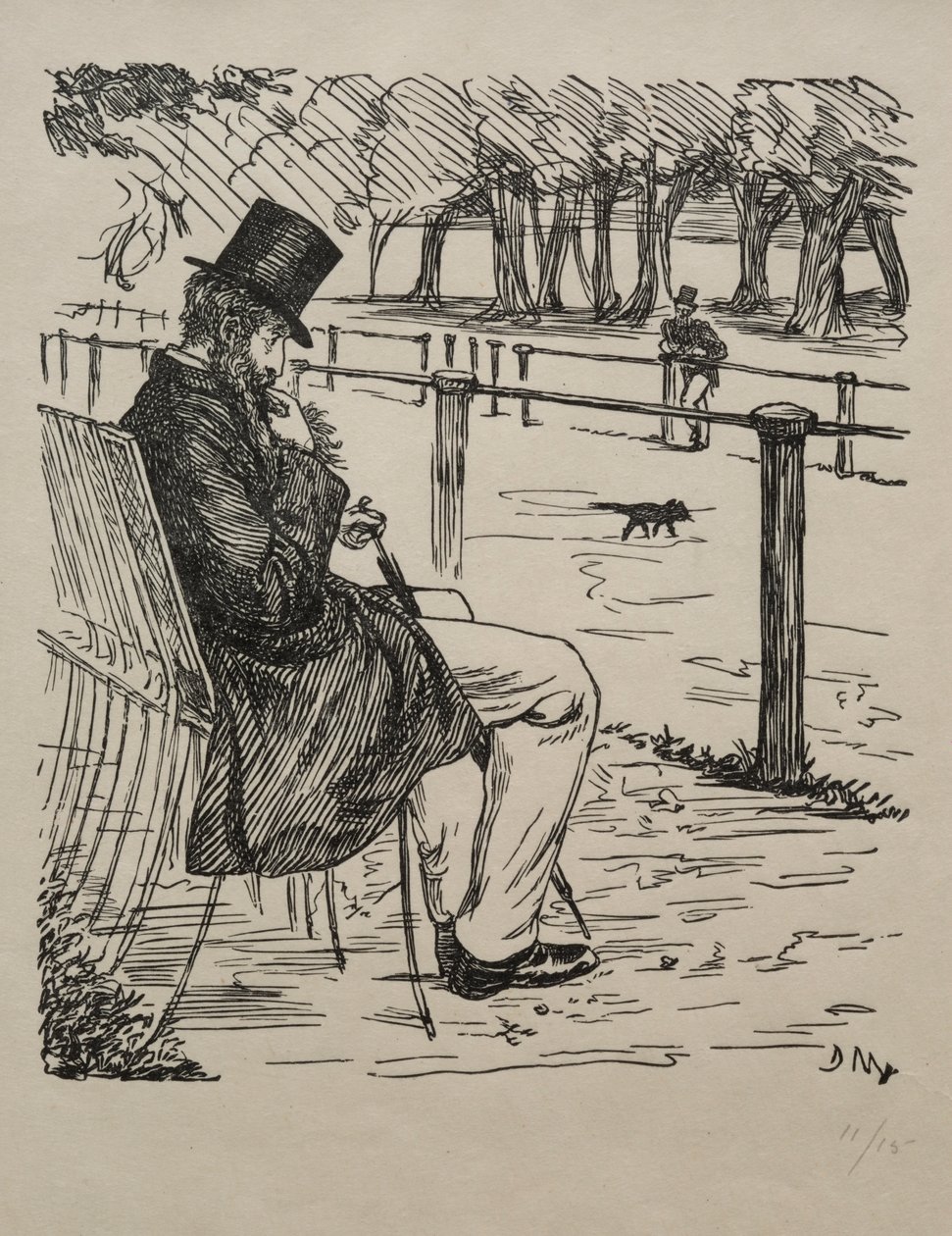 The Last of the Barons, 1855. tekijältä George Louis Palmella Busson Du Maurier