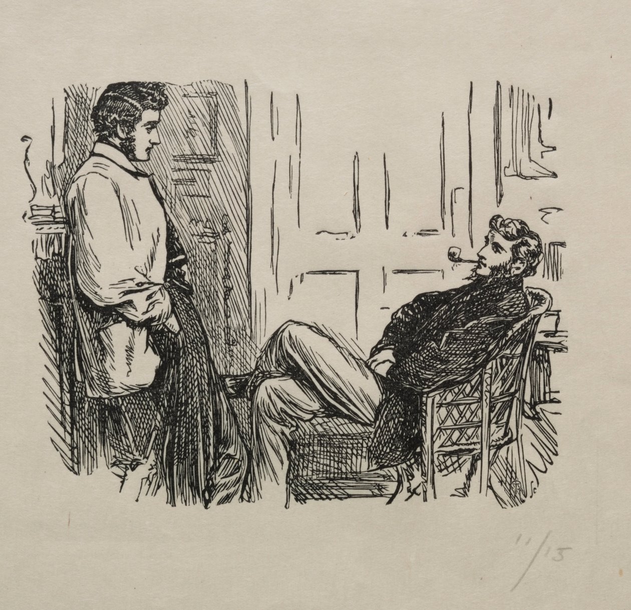 Timanttien kuningatar – Kuinka hän voitti ja hävisi, 1866. tekijältä George Louis Palmella Busson Du Maurier
