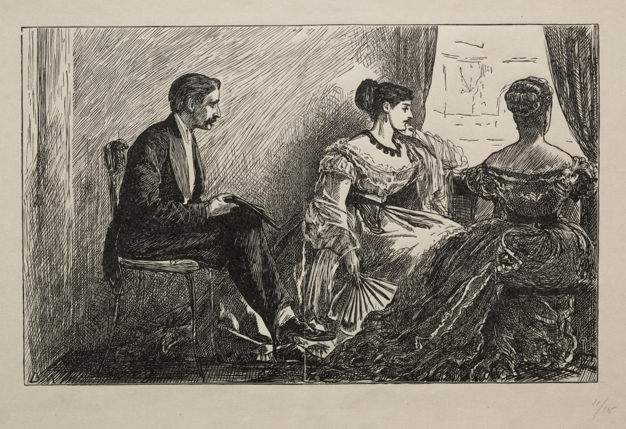Valkoinen kamelia, 1868. tekijältä George Louis Palmella Busson Du Maurier