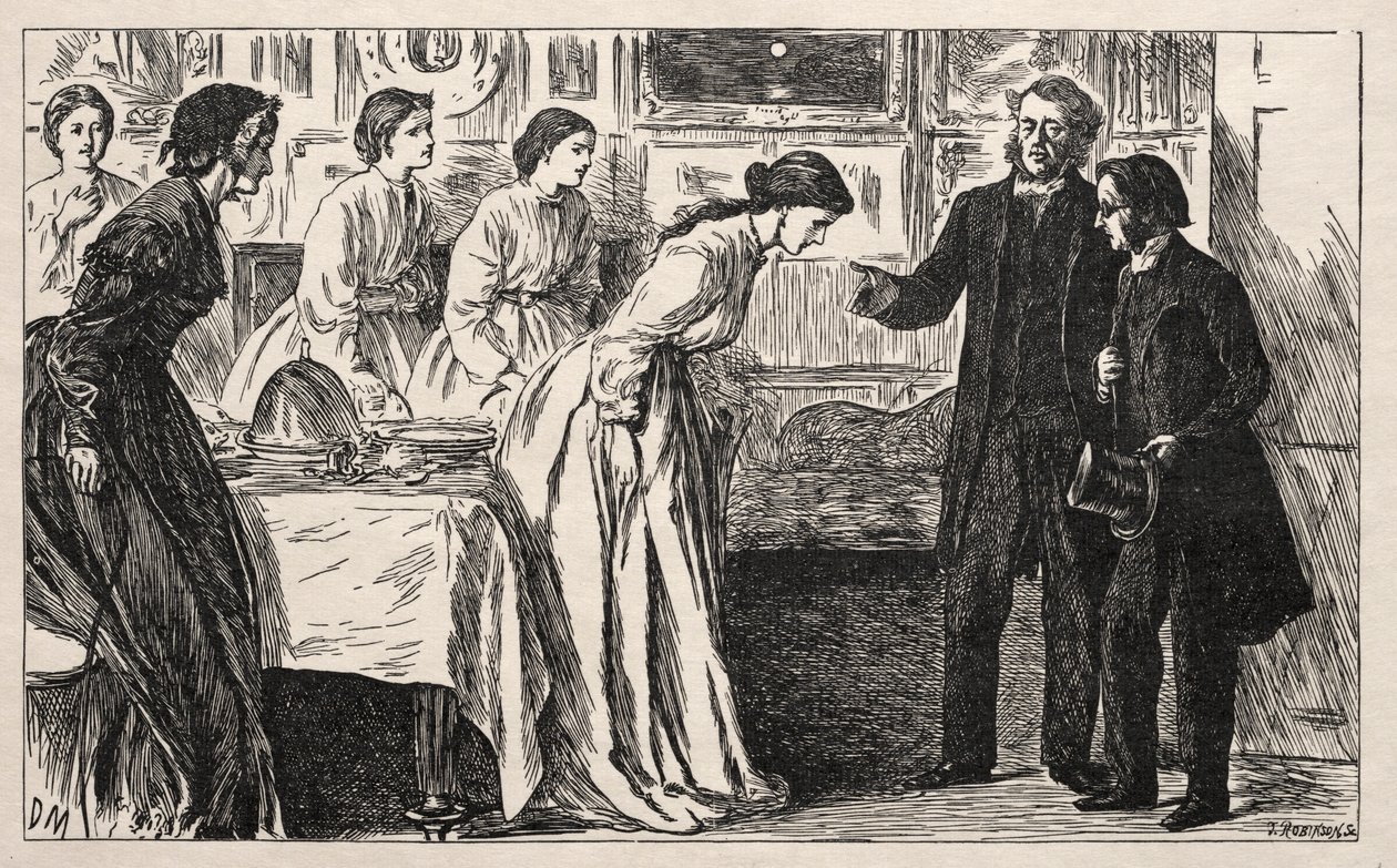 Halusin kuraattorin. Pikemminkin koettelemus pastori M. Greenille, 1865. tekijältä George Louis Palmella Busson Du Maurier