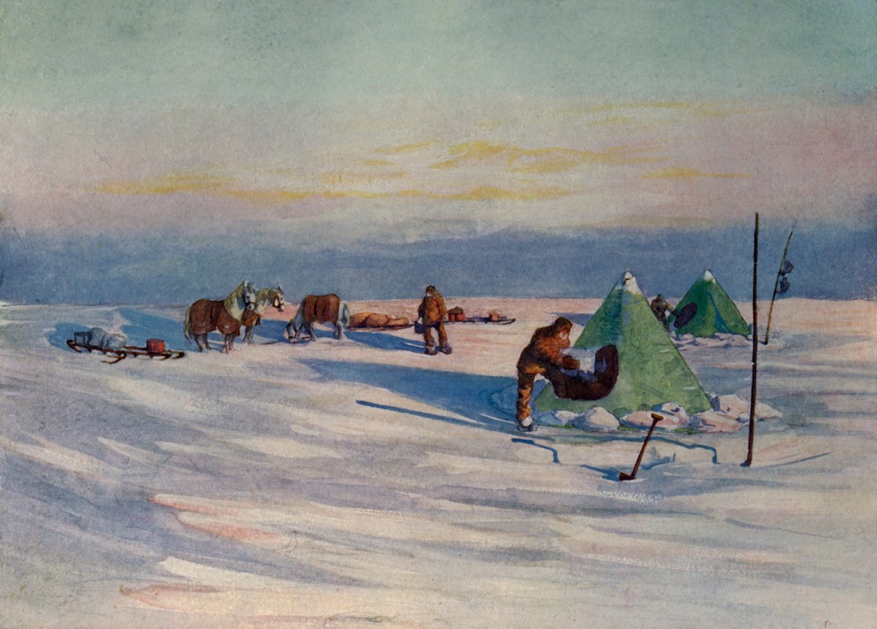Hiljainen ilta rajalla, c1908, 1909 tekijältä George Marston
