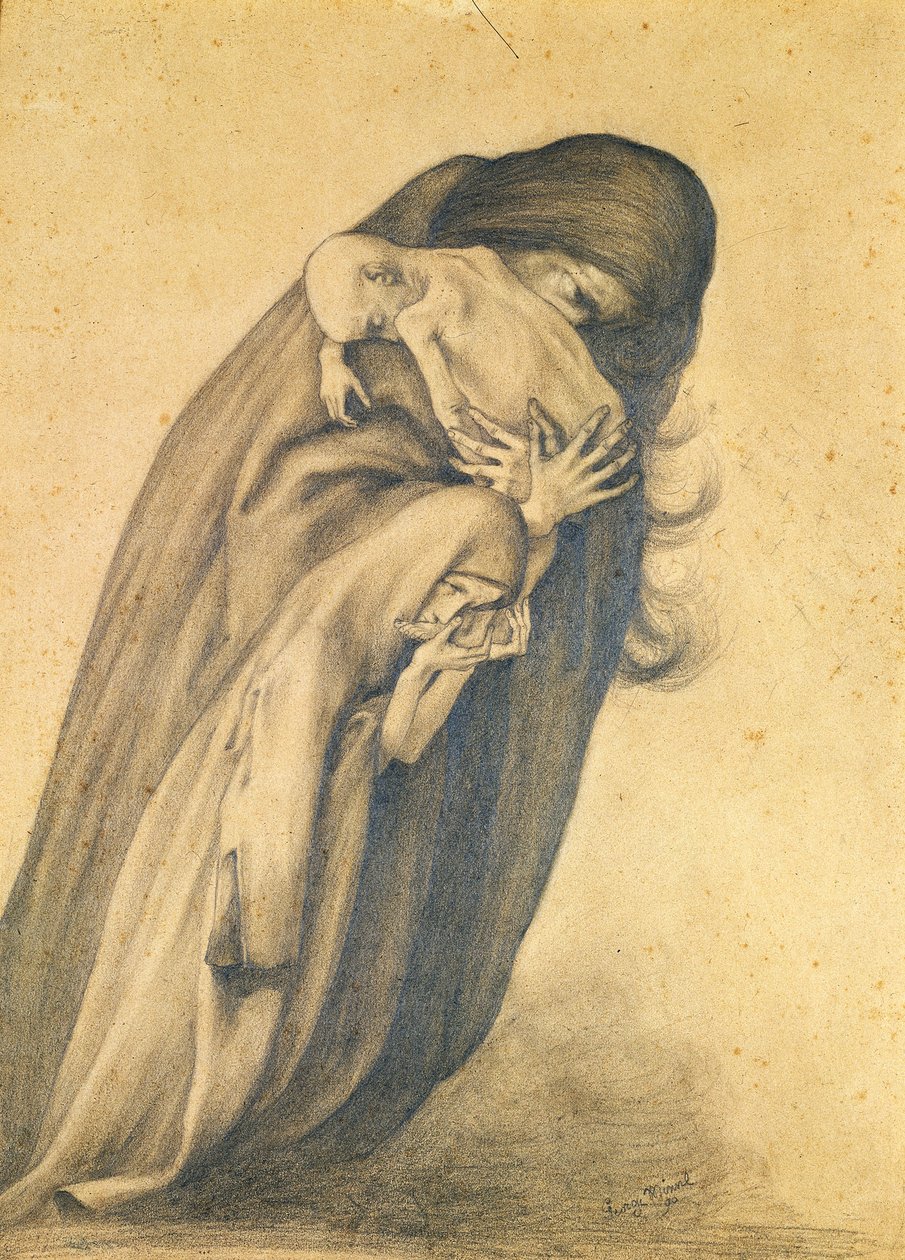 Sureva äiti, 1890 tekijältä George Minne Baron