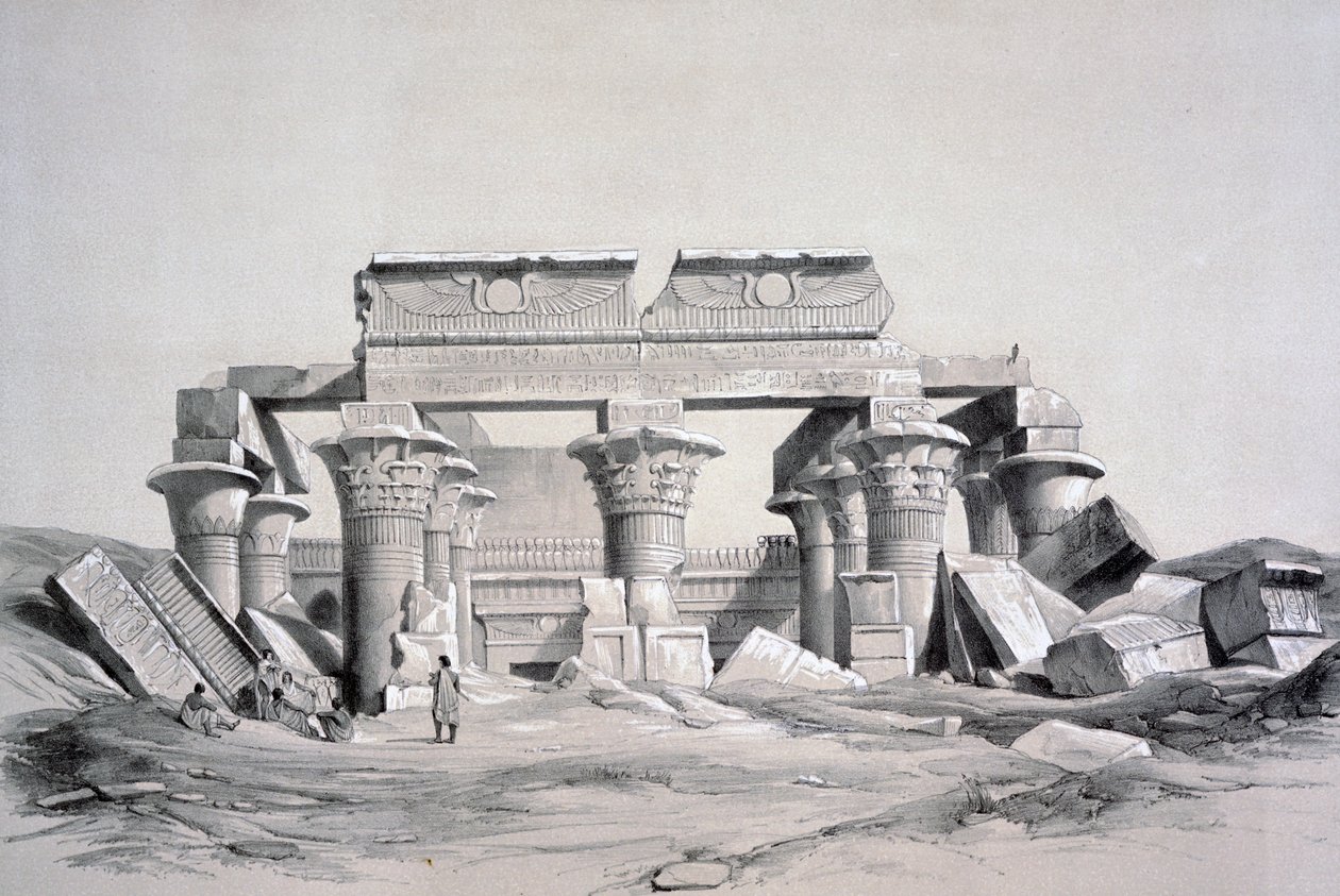Koom-Ombos, Egypti, 1843 tekijältä George Moore