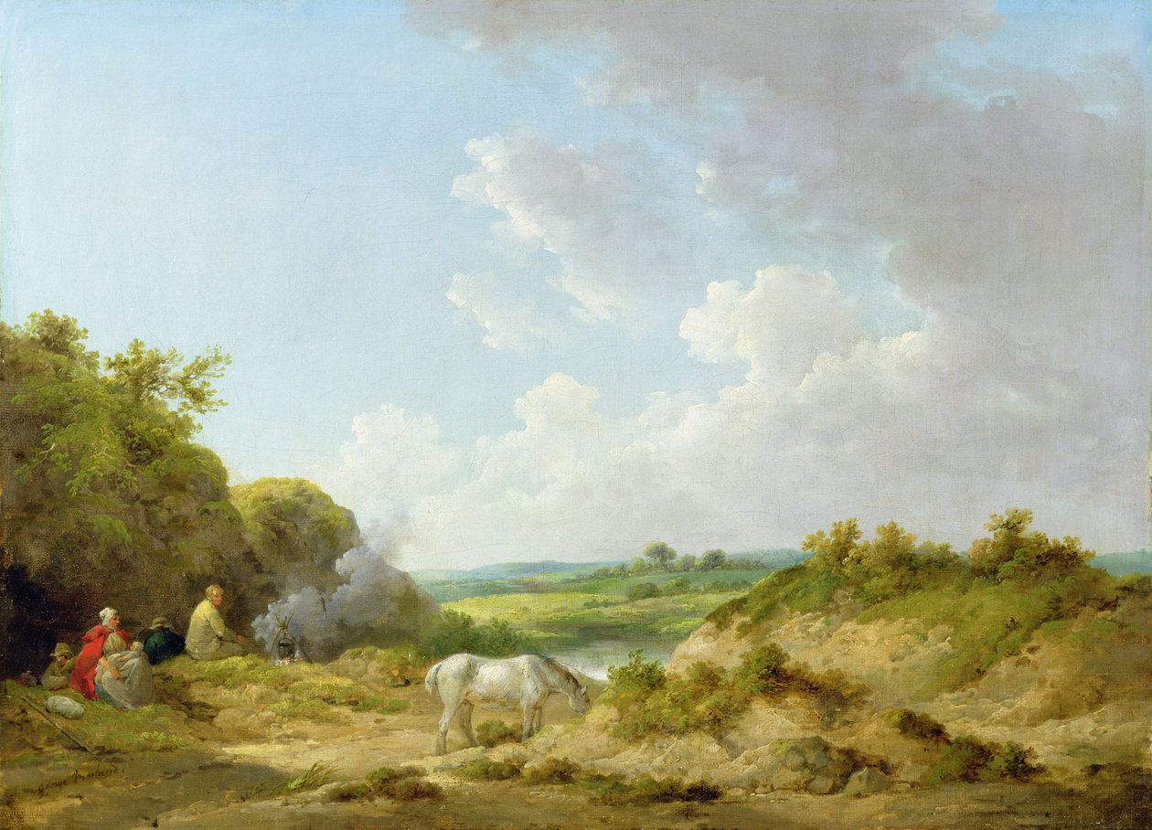 Mustalaisten leiri tekijältä George Morland