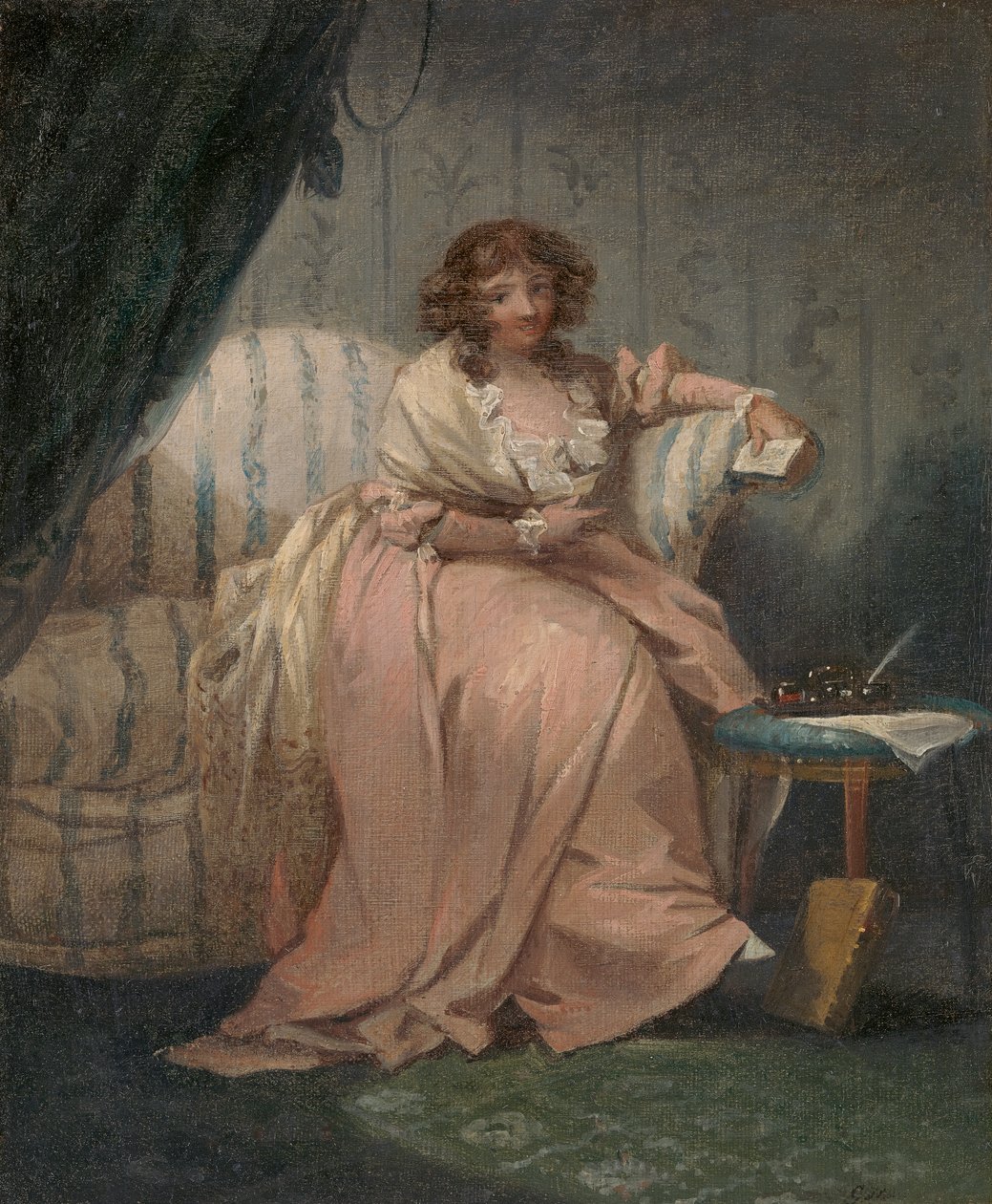 Nainen nimeltä Anne, taiteilijan vaimo tekijältä George Morland