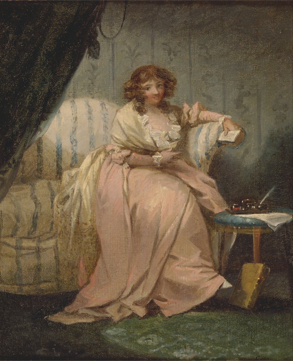 Nainen nimeltä Anne, taiteilijan vaimo tekijältä George Morland