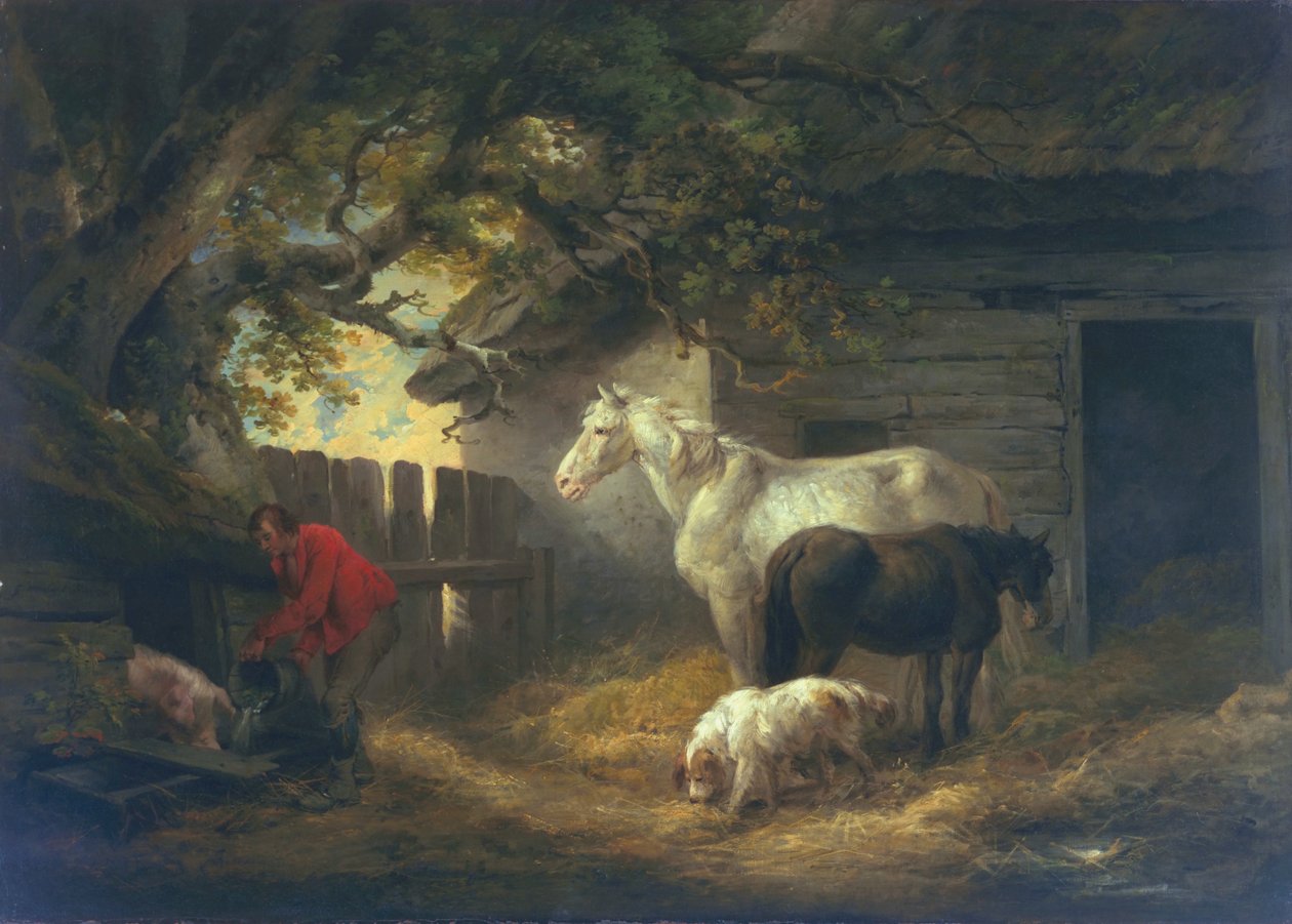 Maatilapiha, 1792 tekijältä George Morland