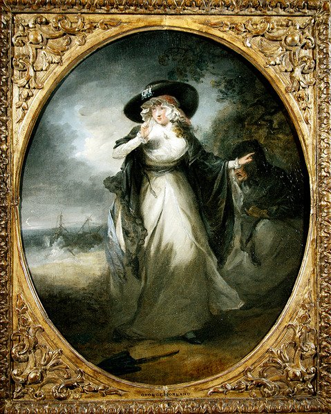 Louisa (öljy kankaalle) tekijältä George Morland
