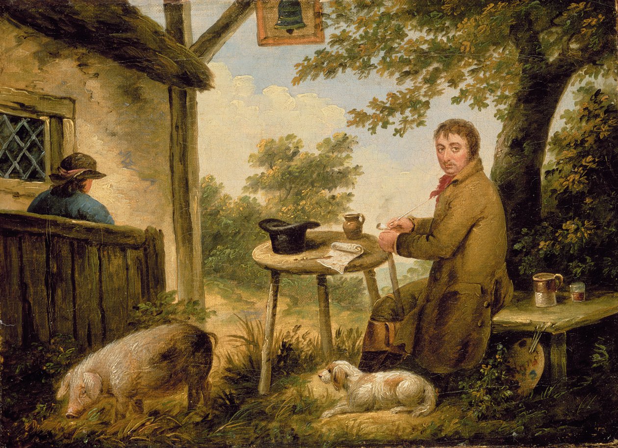 Huonekalut ja erilaiset esineet 1100- ja 1300-luvuilta tekijältä George Morland
