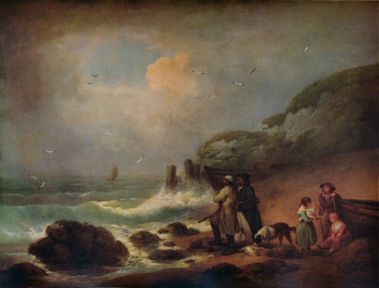 Merilintujen ammunta, 1795 tekijältä George Morland