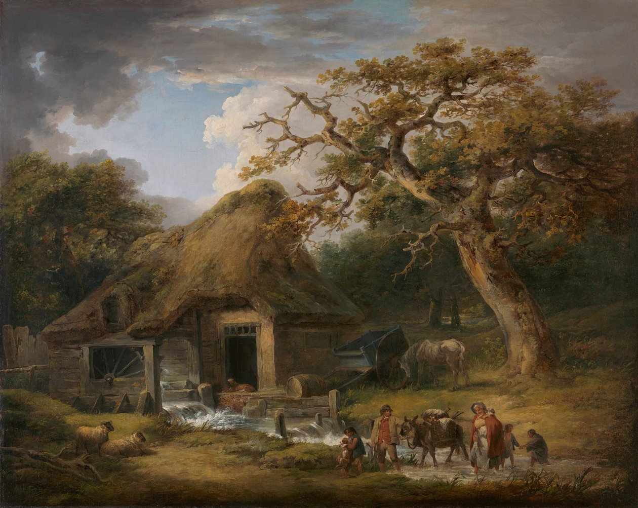 Vanha vesimylly tekijältä George Morland