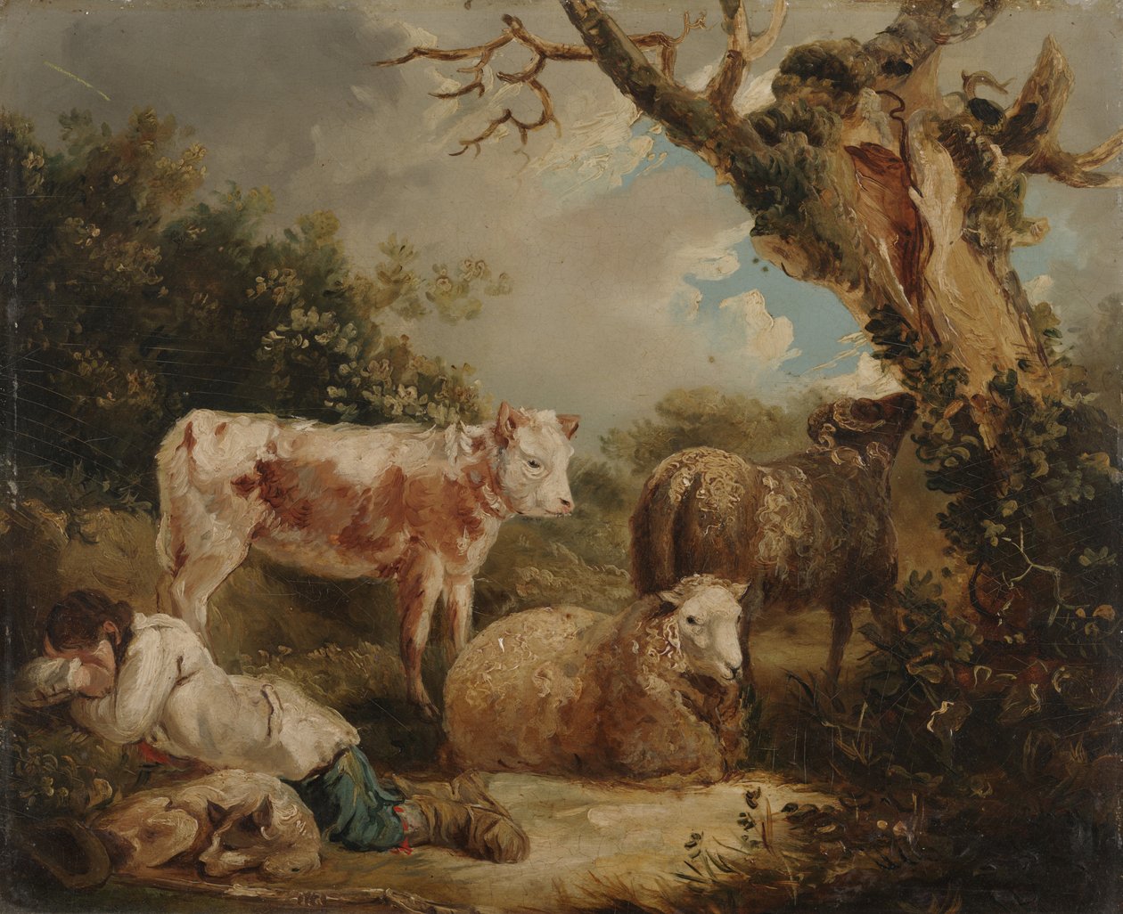 Paimenen lepo tekijältä George Morland