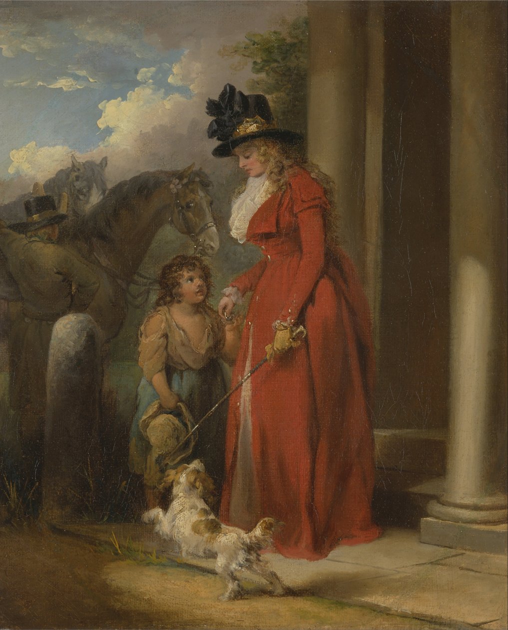 Kartanonherran ovi tekijältä George Morland
