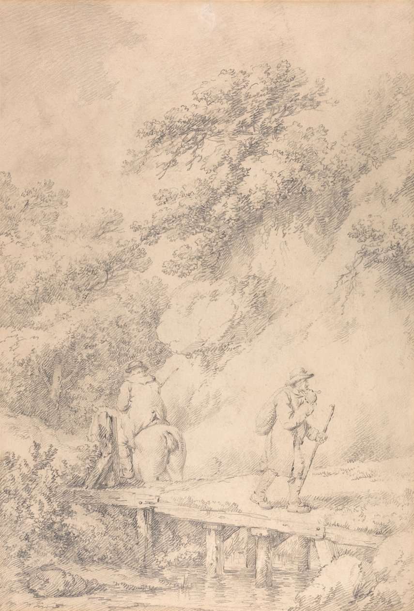 Kaksi miestä maantiellä tekijältä George Morland