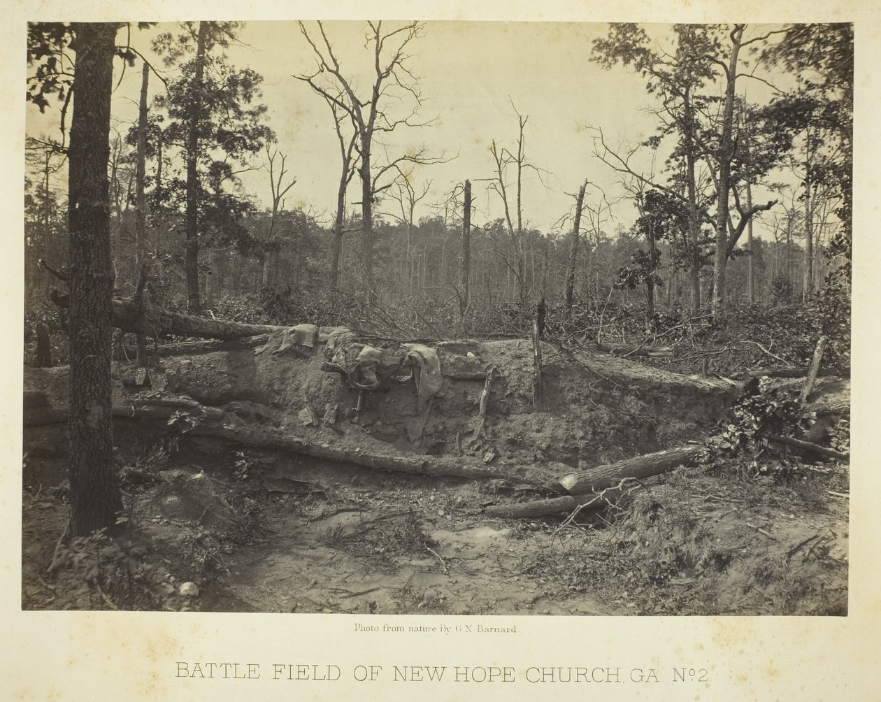 New Hope Churchin taistelukenttä, GA, nro 2. tekijältä George N. Barnard