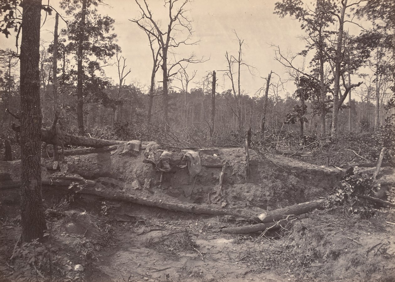 Battle Field of New Hope Church, GA, nro 2, 1866. tekijältä George N. Barnard