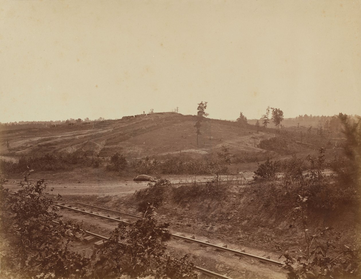 Taistelukenttä Atlantassa,1864 (kuva) tekijältä George N. Barnard