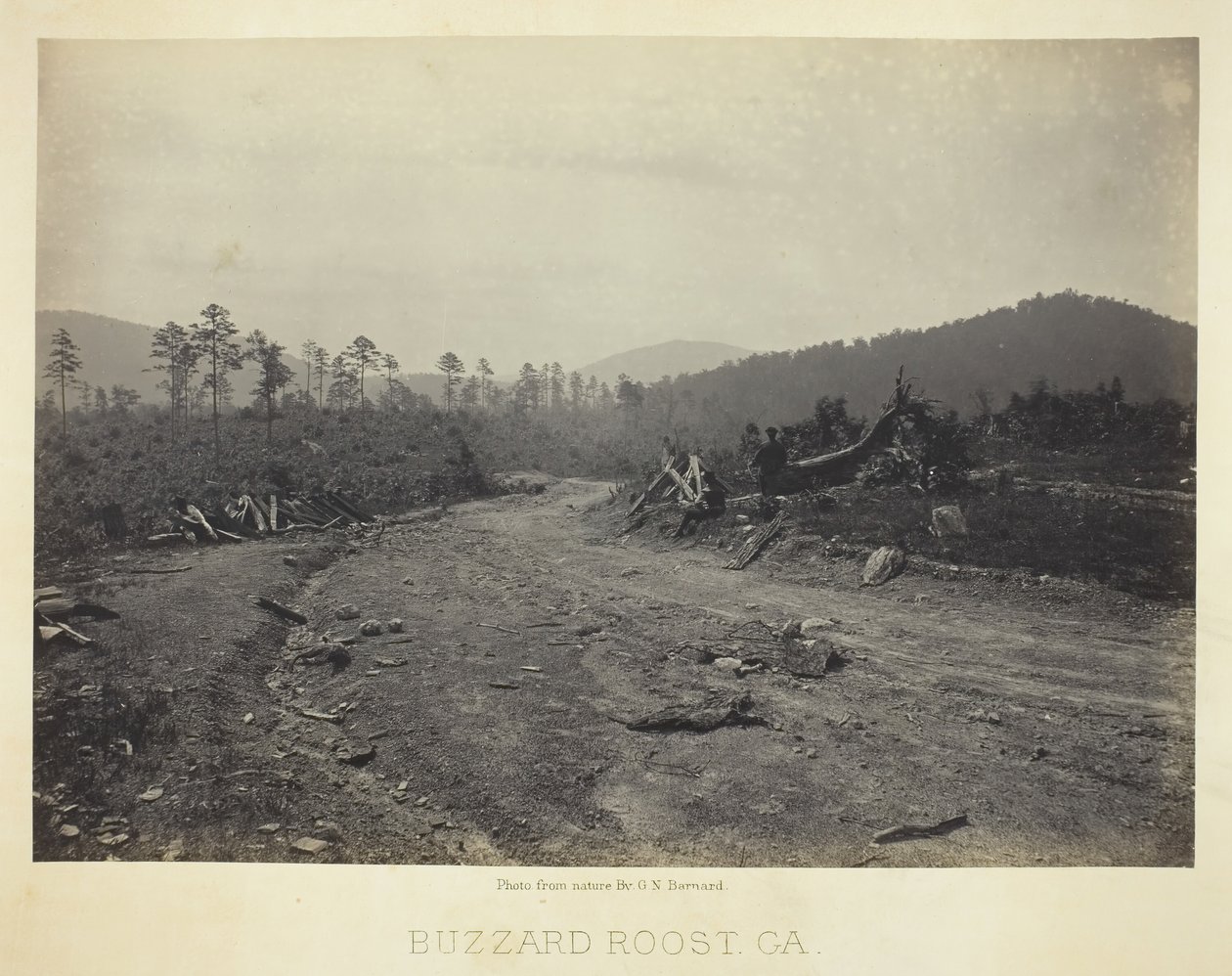 Buzzard Roost, GA, 1866. tekijältä George N. Barnard