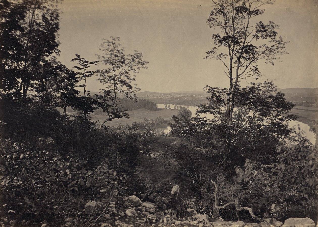Chattanoogan laakso Lookout Mountainilta tekijältä George N. Barnard