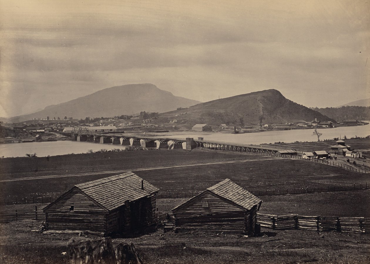 Chattanooga pohjoisesta nähtynä tekijältä George N. Barnard