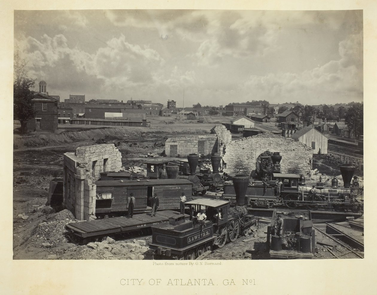 City of Atlanta, GA, nro 1, 1866. tekijältä George N. Barnard
