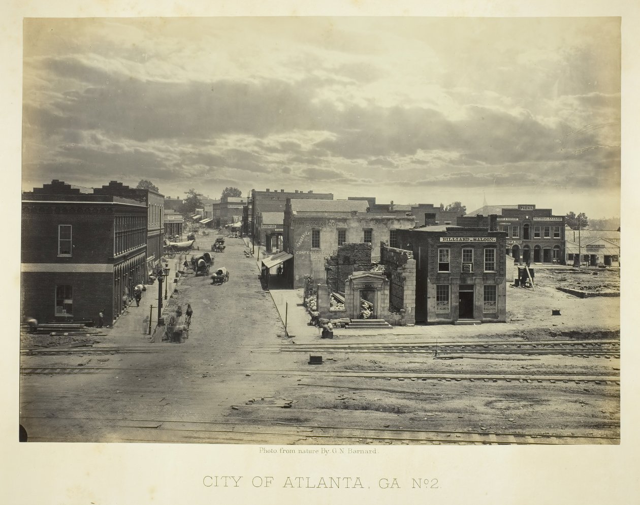 City of Atlanta, GA, nro 2, 1866. tekijältä George N. Barnard