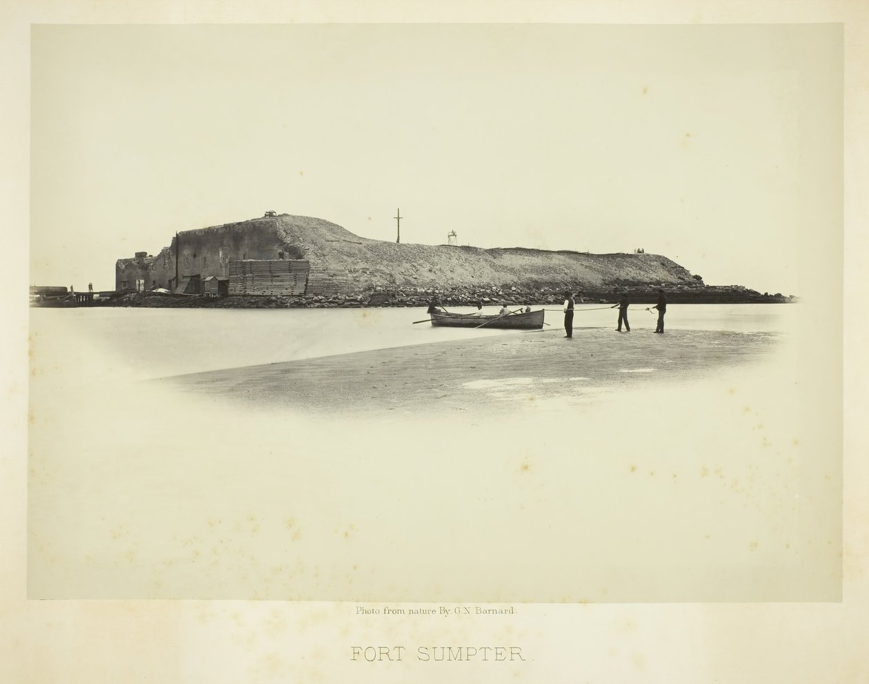 Fort Sumpter, 186566. tekijältä George N. Barnard